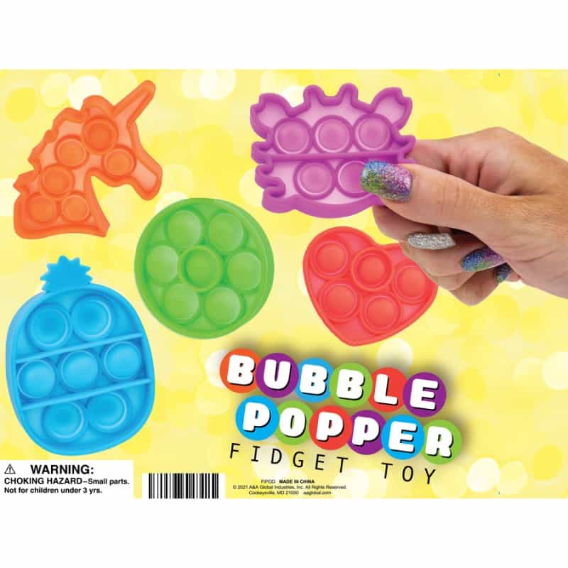 Fidget Poppers Display Card