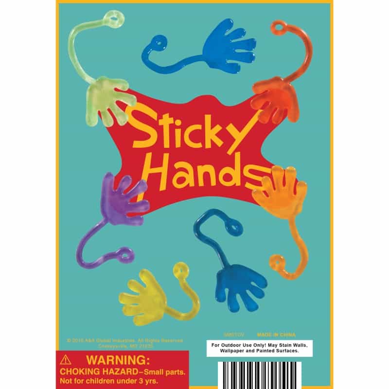 Small Size Sticky Hand Display Card