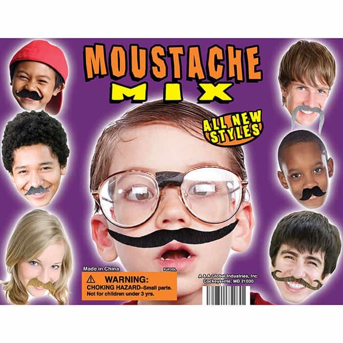 Moustache Mix (250Pcs)