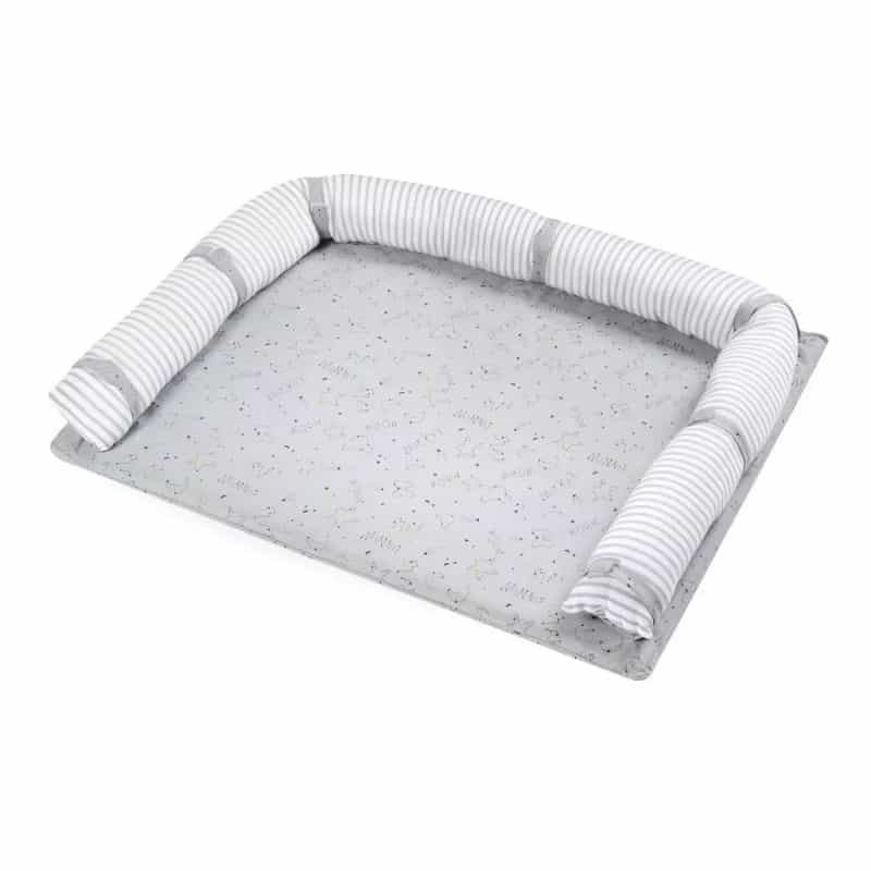 Disney Gray Baby Minnie Mouse Starry Night Cotton Changing Pad Covers (Dresser Cover)