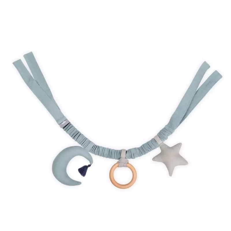 Green Moon And Star Stroller Mobile Toy