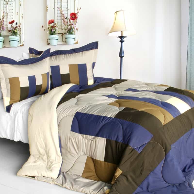 Quilted Patchwork Down Alternative Comforter Set - Composing A Life