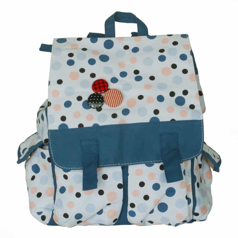 Fabric Art School Backpack Outdoor Daypack - Date With Sun