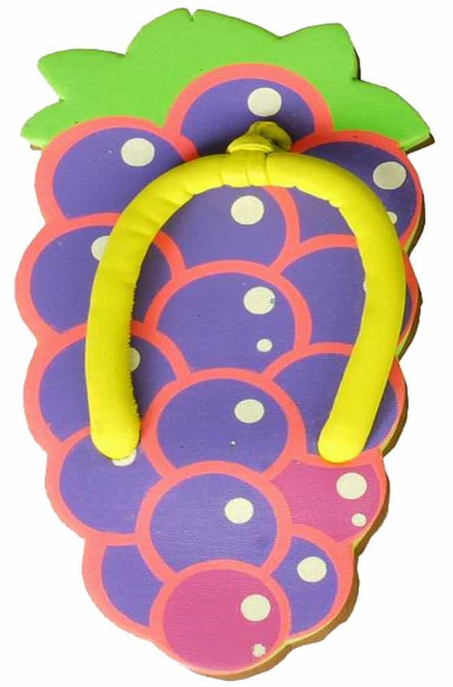 Delicious Grape Womens Flip Flops