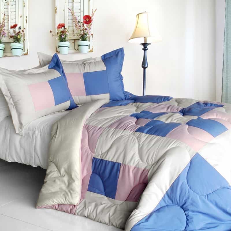Quilted Patchwork Down Alternative Comforter Set - Dream Wings