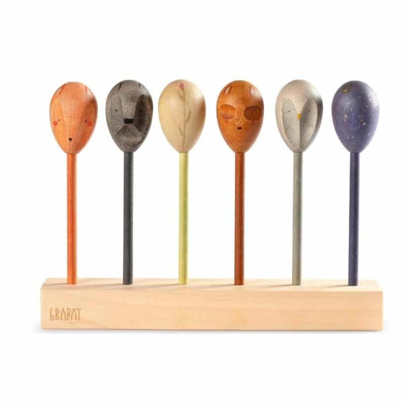 Twin Soul Wooden Puppets Set