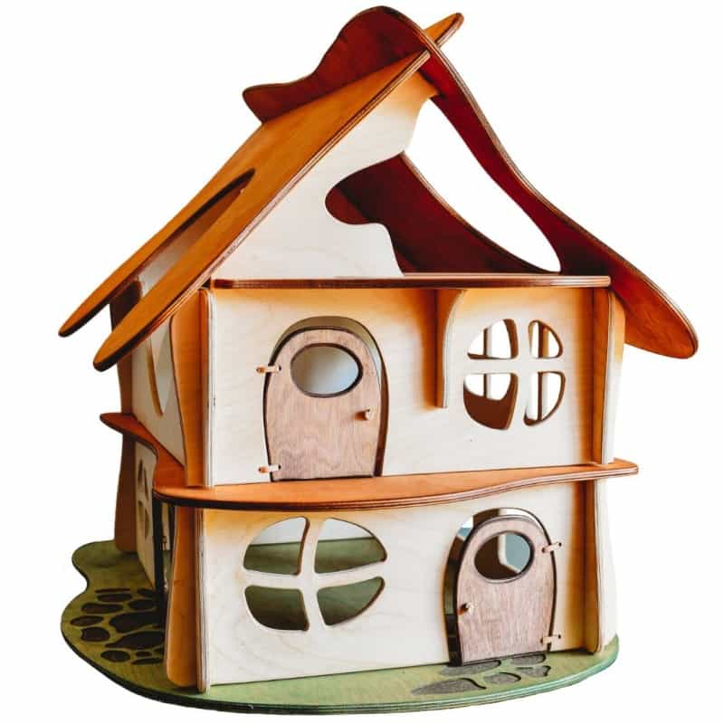 Waldorf Wooden Dollhouse By Twig Studio