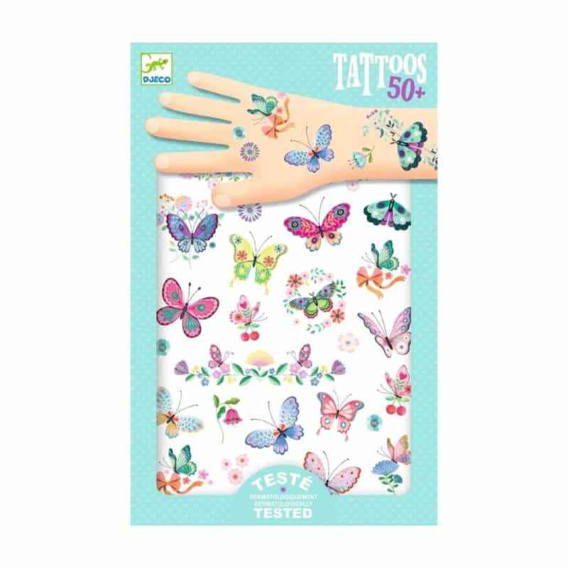 Butterflies Temporary Tattoo Set