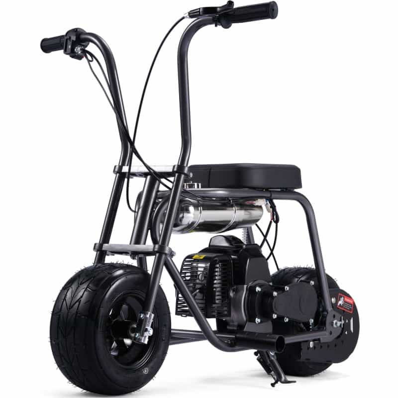 Mototec Wild Rover 49Cc 2-Stroke Kids Gas Mini Bike Grey