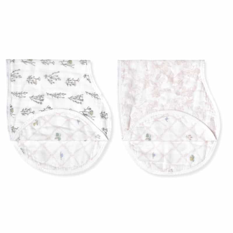 Boutique Silky Soft Burpy Bib 2 Pack