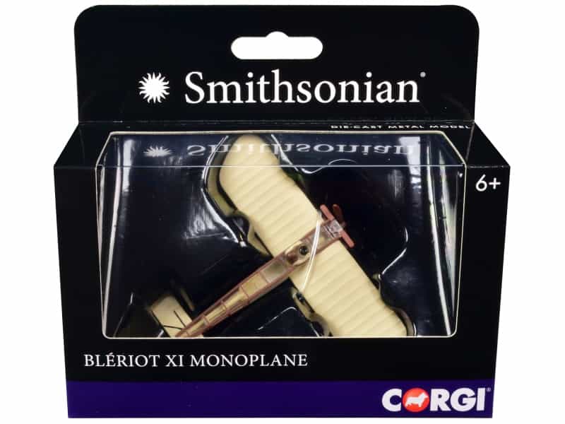 Bleriot Xi Monoplane With Pilot Figure "Smithsonian" Series Diecast Model By Corgi