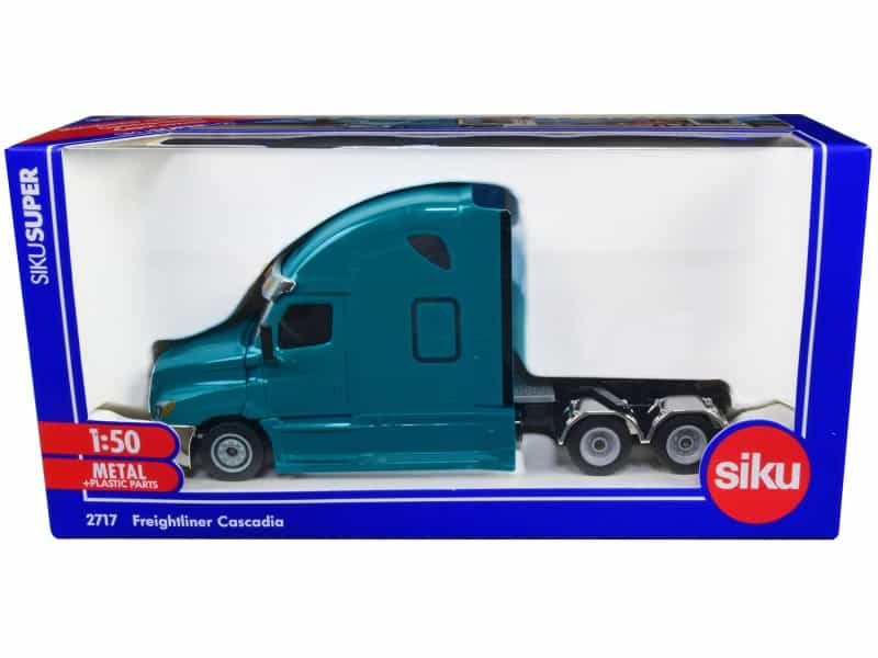 Freightliner Cascadia Tractor Truck Teal 1/50 Diecast Model By Siku