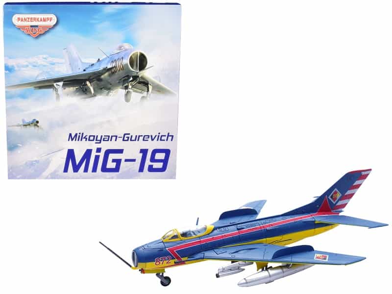 Mikoyan-Gurevich Mig-19S Farmer C Fighter Aircraft "1 Staffel/Jg-3. Preschen." 5Th World Aerobatic Championships (1968) "Wing" Series 1/72 Diecast Model By Panzerkampf