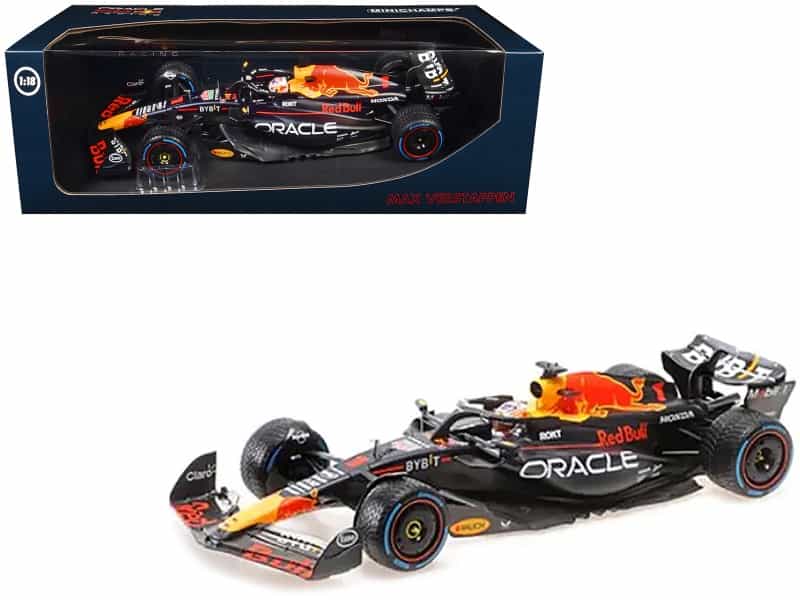 Red Bull Racing Rb19 #1 Max Verstappen "Oracle" Winner F1 Formula One "Dutch Gp" (2023) With Driver Limited Edition To 230 Pieces Worldwide 1/18 Diecast Model Car By Minichamps