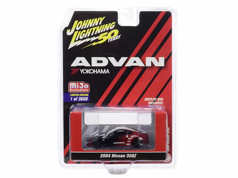 2004 Nissan 350Z Advan Yokohama "Johnny Lightning 50Th Anniversary" Limited Edition To 3600 Pieces Worldwide 1/64 Diecast Model Car By Johnny Lightning