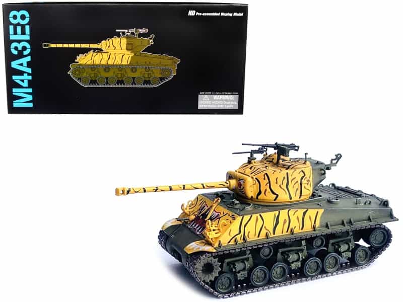 United States M4a3e8 Sherman "Tiger Face" Tank "24Th Infantry Div. Korea" (1951) "Neo Dragon Armor" Series 1/72 Plastic Model By Dragon Models