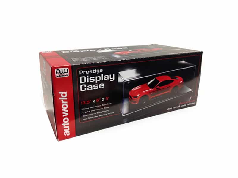 Prestige Collectible Display Show Case For 1/24-1/18 Scale Model Cars By Auto World