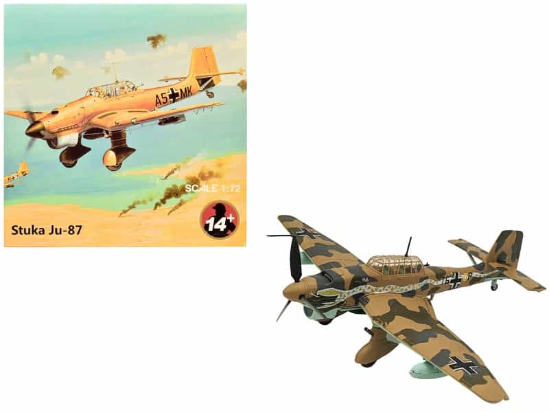 Junkers Ju 87R Trop Stuka Bomber Aircraft "Immelmann 6./Stg 2 Libya" (1941) German Luftwaffe 1/72 Diecast Model Airplane
