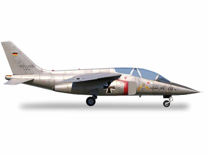 Dassault Alpha Jet Aircraft "01 Prototype" Registration At24 "Military" Series 1/72 Diecast Model Airplane By Herpa