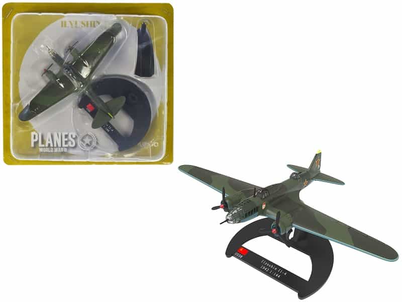 Ilyushin Il-4 Bomber Aircraft "Soviet Baltic Fleet Guards Regiment" (1942) "Planes Of World War Ii" Series 1/144 Diecast Model Airplane By Luppa