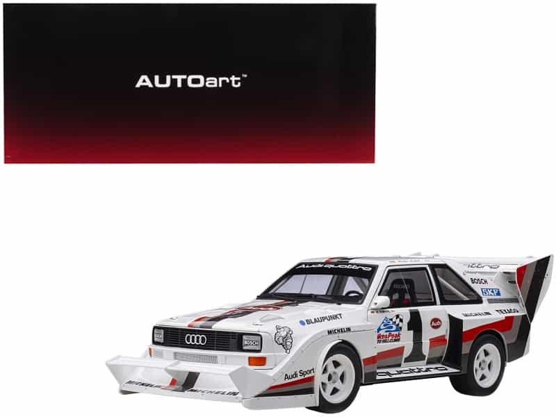 Audi Quattro S1 #1 Walter Roehrl Winner Pikes Peak (1987) 1/18 Model Car By Autoart