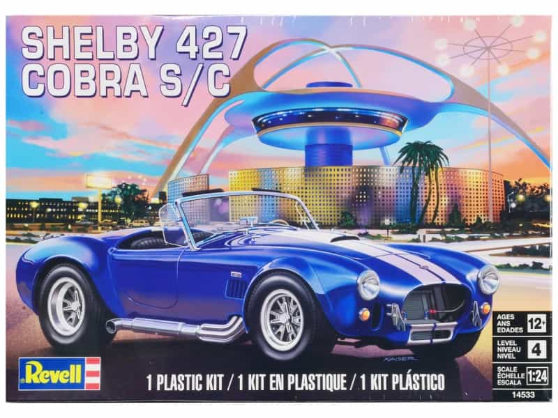 Level 4 Model Kit Shelby Cobra 427 S/C 1/24 Scale Model By Revell