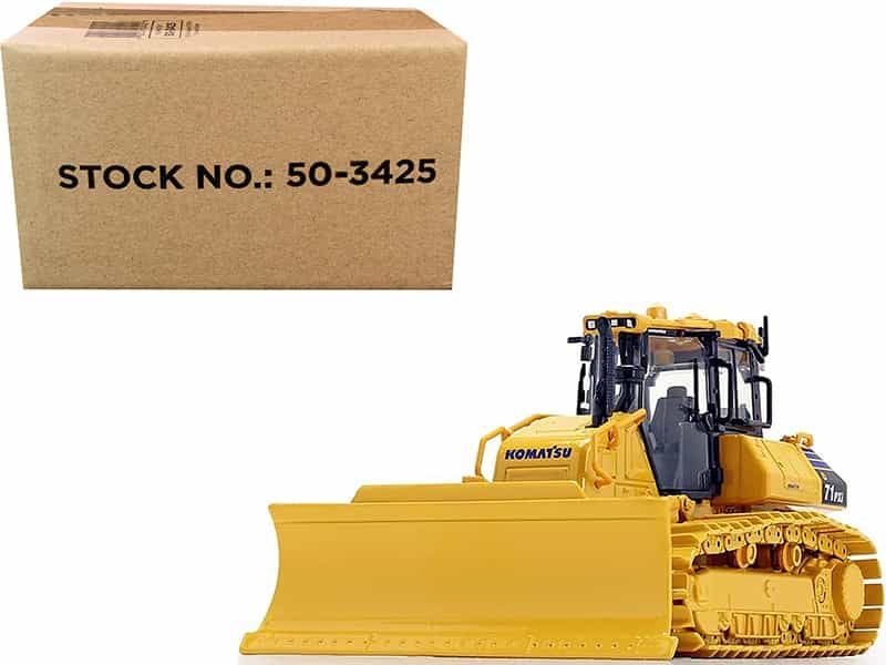 Komatsu D71pxi-24 Dozer With Drawbar 1/50 Diecast Model By First Gear