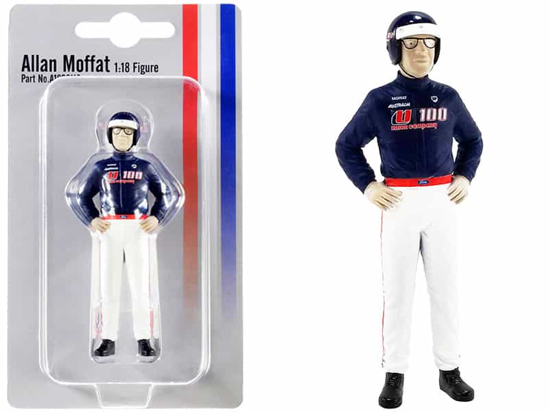 Allan Moffat "U100" Driver Figurine For 1/18 Scale Models By Acme