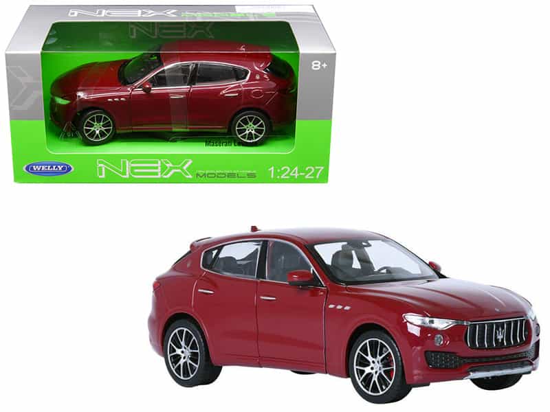 Maserati Levante Red 1/24 - 1/27 Diecast Model Car By Welly