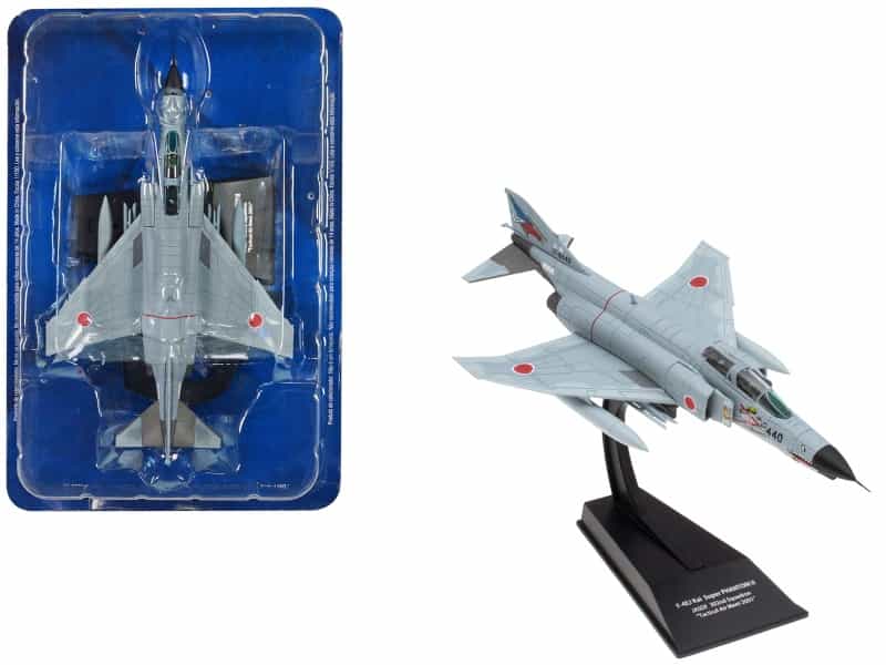 Mitsubishi F-4Ej Kai Super Phantom Ii Fighter Aircraft "302Nd Squadron 83Rd Air Wing Tactical Air Meet" (2001) Japan Air Self-Defense Force 1/100 Diecast Model By Hachette Collections