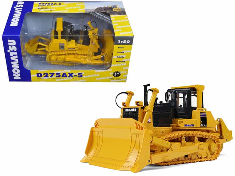 Komatsu D275ax-5 Sigma Dozer With Ripper 1/50 Diecast Model By First Gear