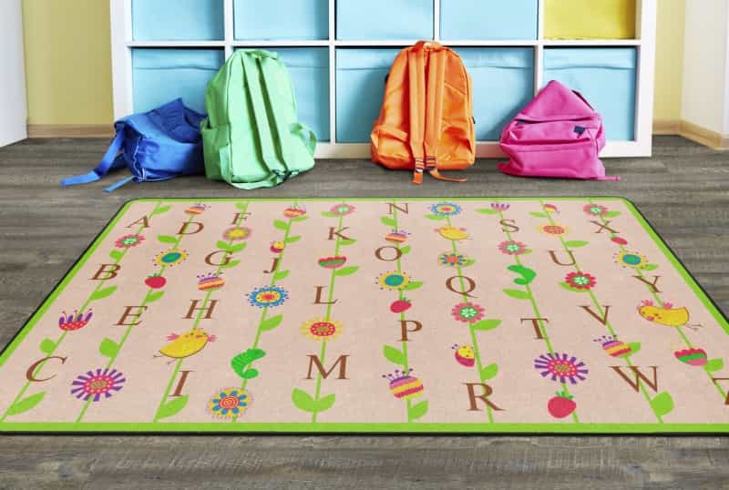 Blooming Alphabet 6'X8'4