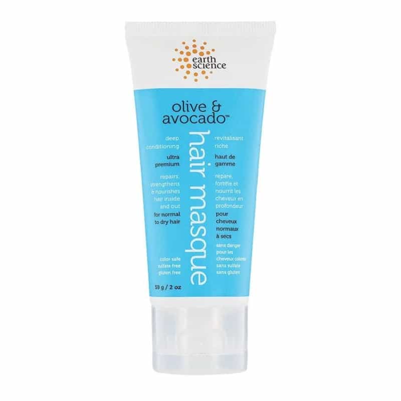 Earth Science Olive And Avocado Hair Masque Travel Size 2 Fl. Oz