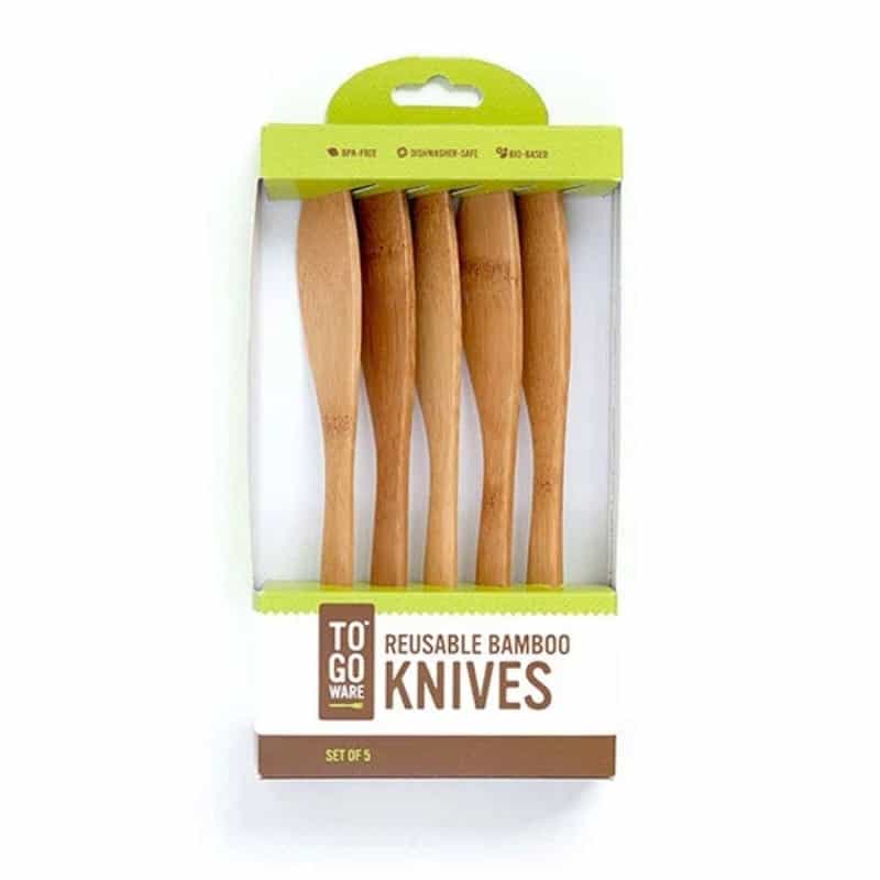 To-Go Ware Reusable Bamboo Knives 5 Count