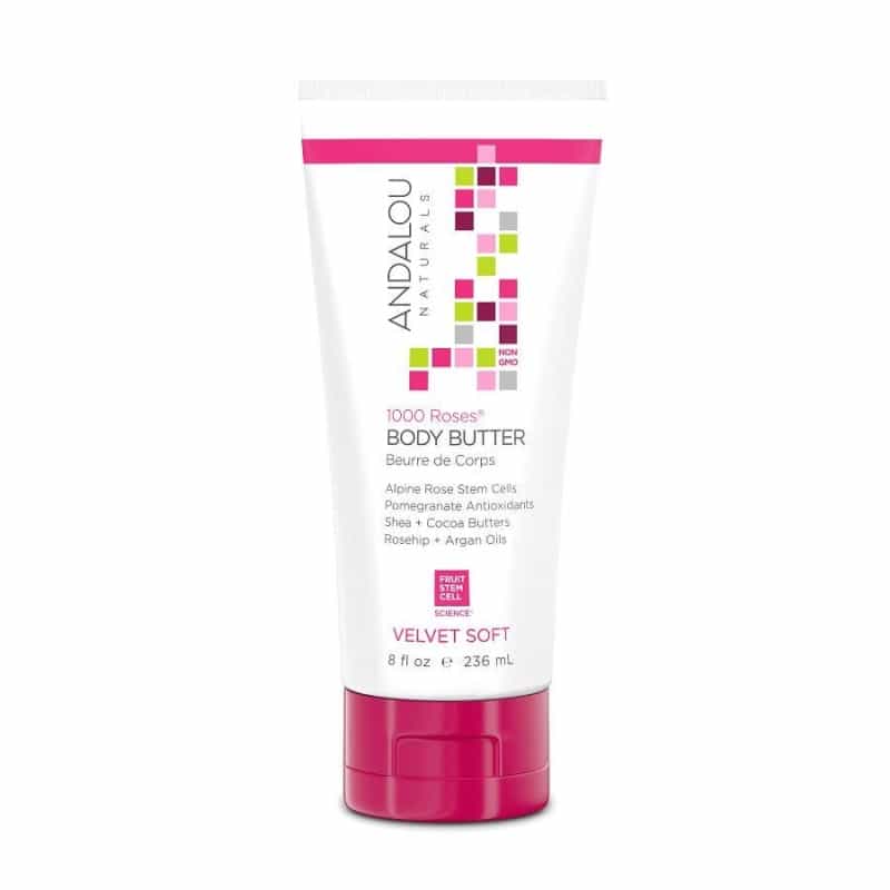 Andalou Naturals 1000 Roses Velvet Soft Body Butter 8 Fl. Oz