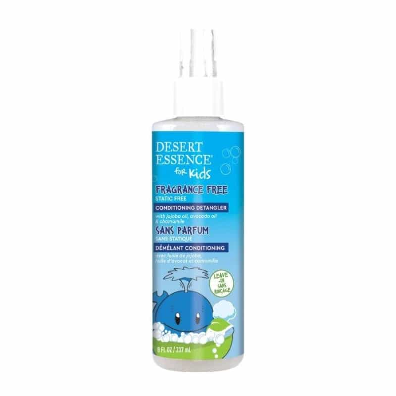 Desert Essence Fragrance-Free Kids Conditioning Detangler 8 Fl. Oz