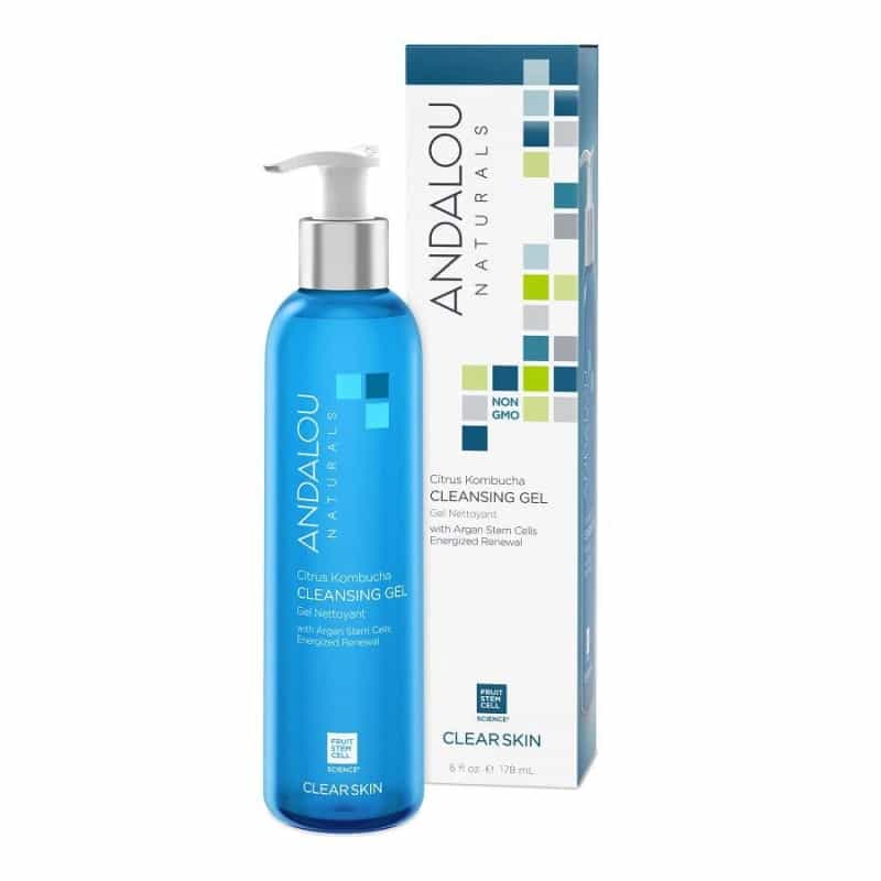 Andalou Naturals Clear Skin Citrus Kombucha Cleansing Gel 6 Fl. Oz