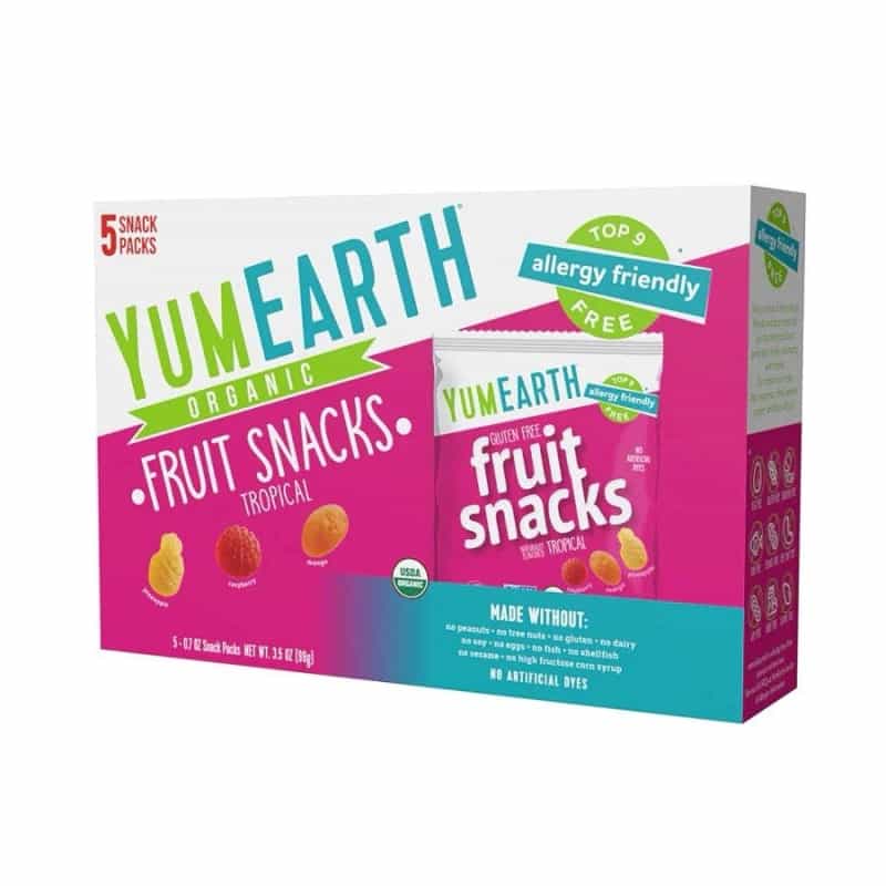 Yumearth Organic Tropical Fruit Snacks 5 (0.7 Oz.) Packs