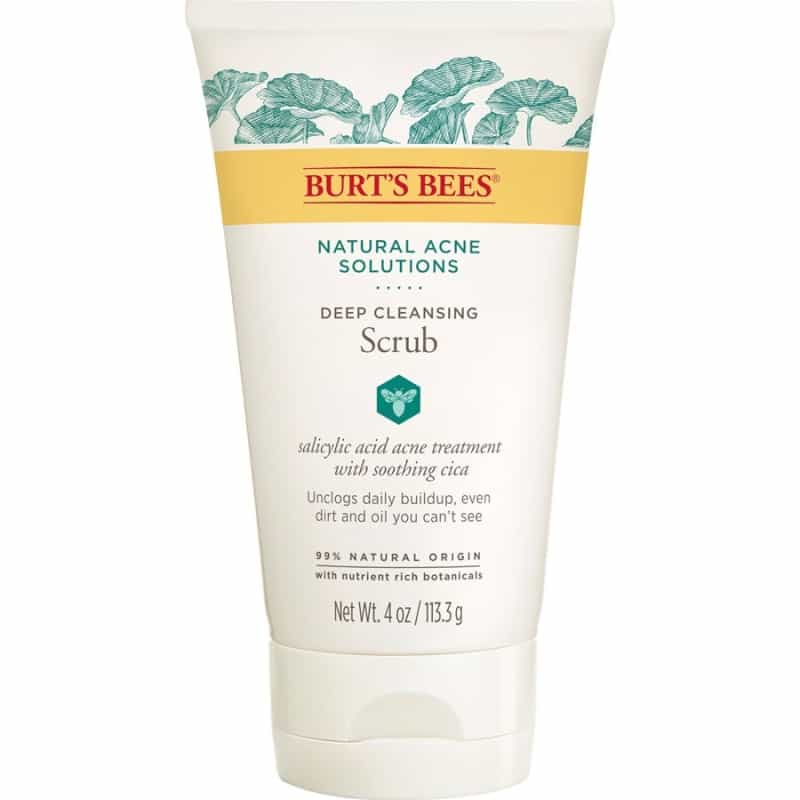 Burt's Bees Natural Acne Solutions Deep Cleansing Scrub 4 Oz