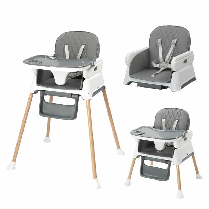 Joymor 5-In-1 Convertible Highchair Adjustable Baby To Toddler Seat
