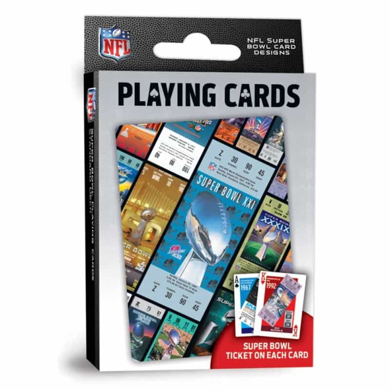 Nfl Super Bowl Ticket Playing Cards - 54 Card Deck