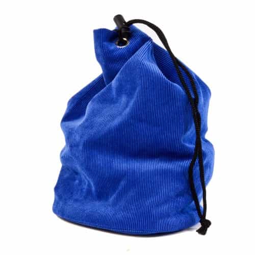 Drawstring Chess Pieces Bag - Blue