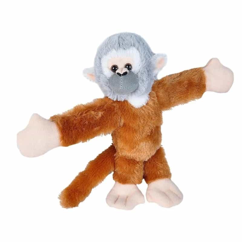 Huggers Squirrel Monkey Stuffed Animal - 8"