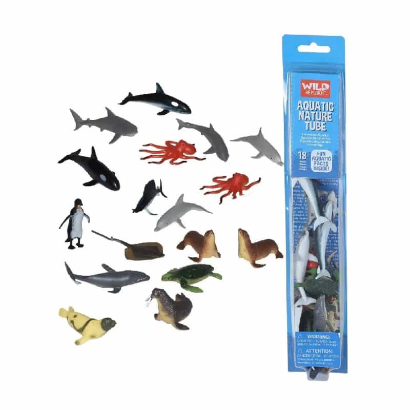 Nature Tube Aquatic Figurines - 13"