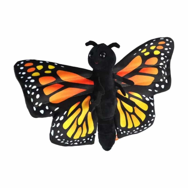 Huggers Monarch Butterfly Stuffed Animal - 8"