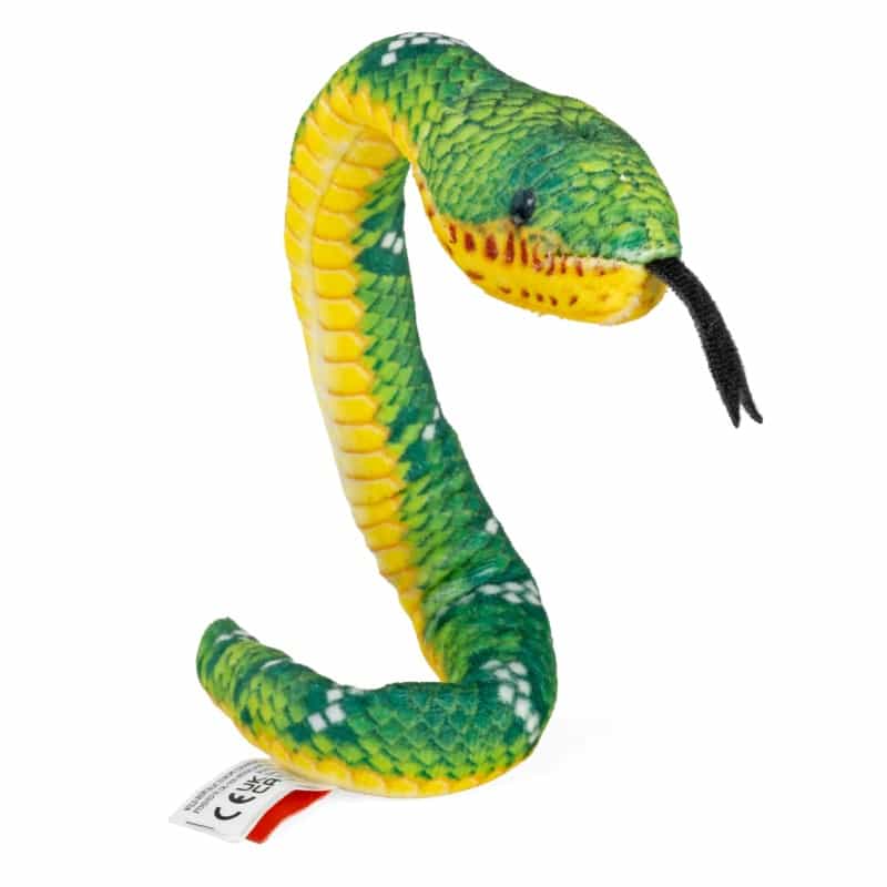 Coilkins Emerald Tree Boa Stuffed Animal - 12"