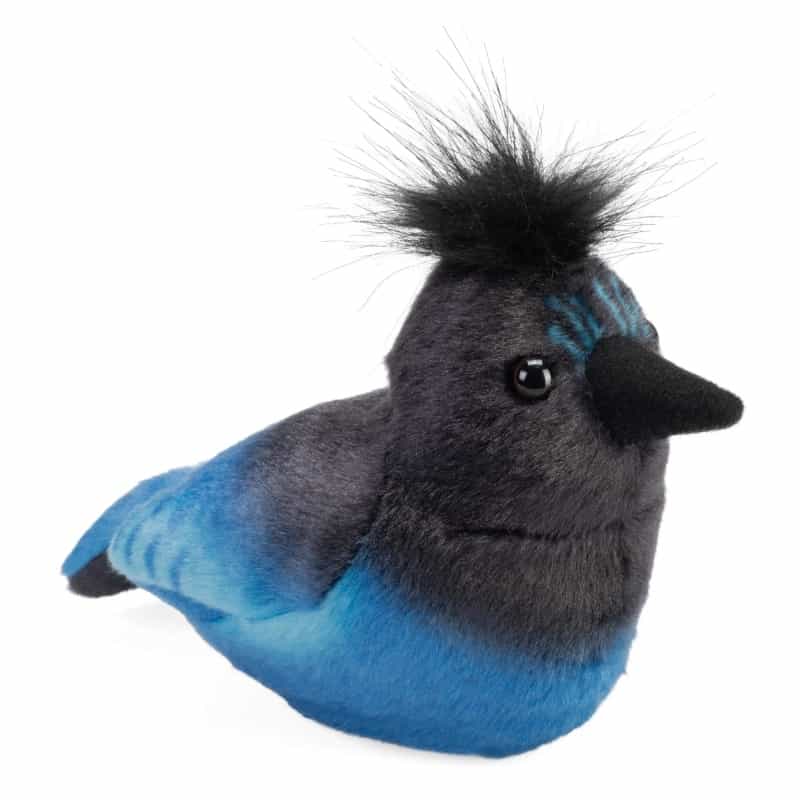 Audubon Birds Stellers Jay Stuffed Animal - 5.5"