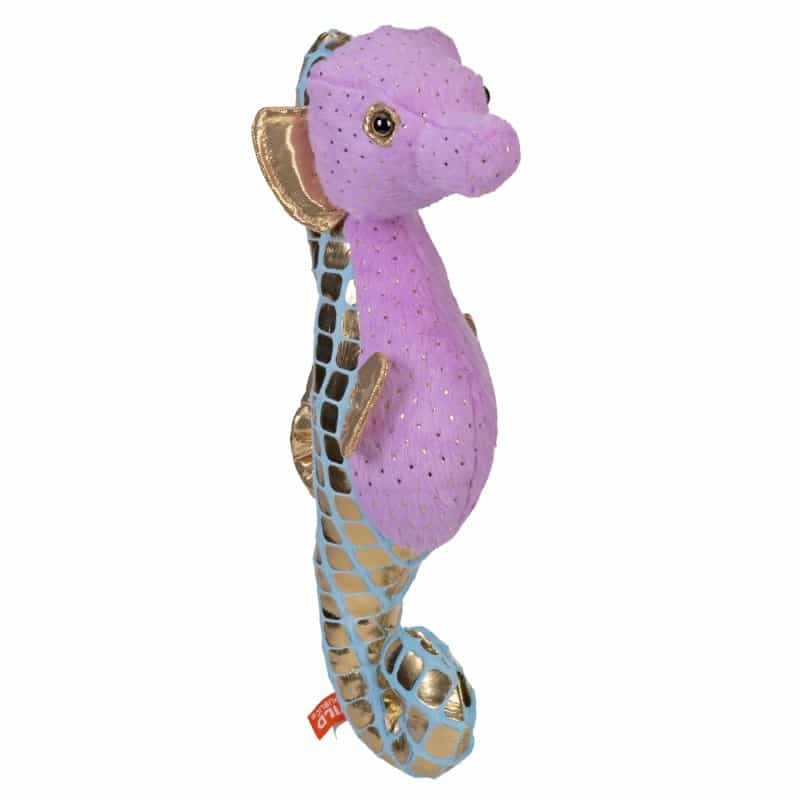 Foilkins Purple Seahorse Stuffed Animal - 12"