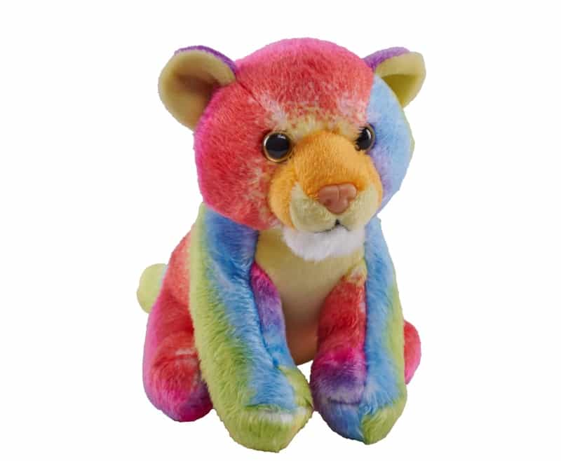 Rainbow Pocketkins Eco Tiger Stuffed Animal - 5"