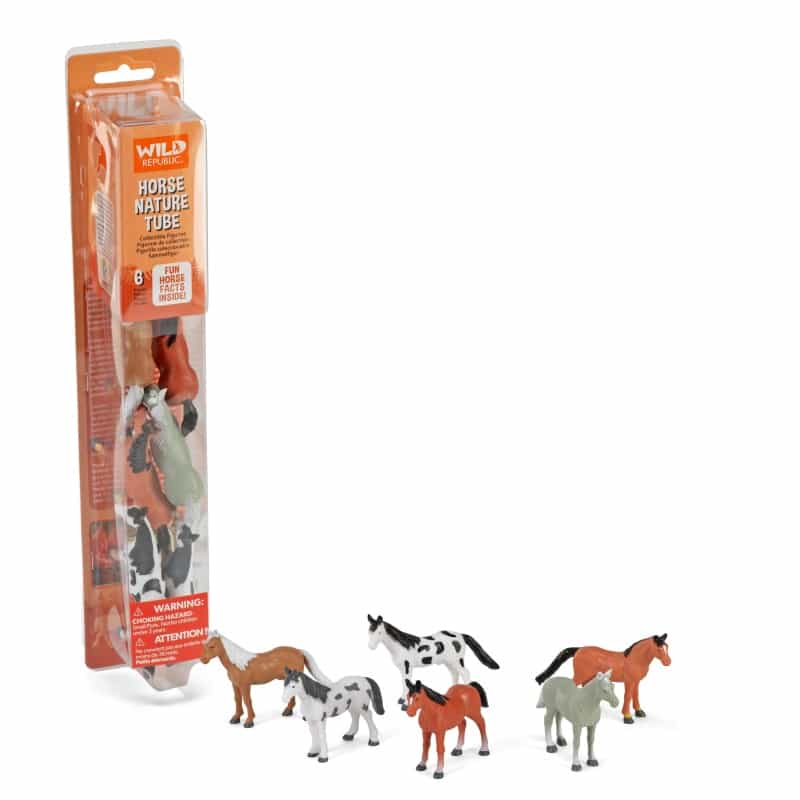 Nature Tube Horse Figurines - 13"